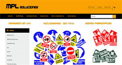 Desktop Screenshot of mplsoluciones.com