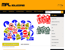Tablet Screenshot of mplsoluciones.com